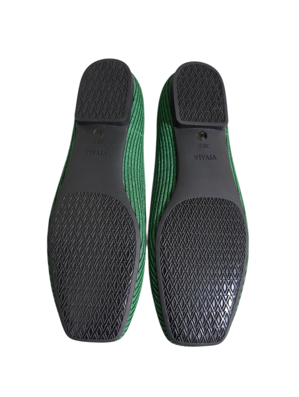 Vivaia Margot 2.0 Square Toe Flat in Forest Green Size 7.5 NWOB - Picture 6 of 6